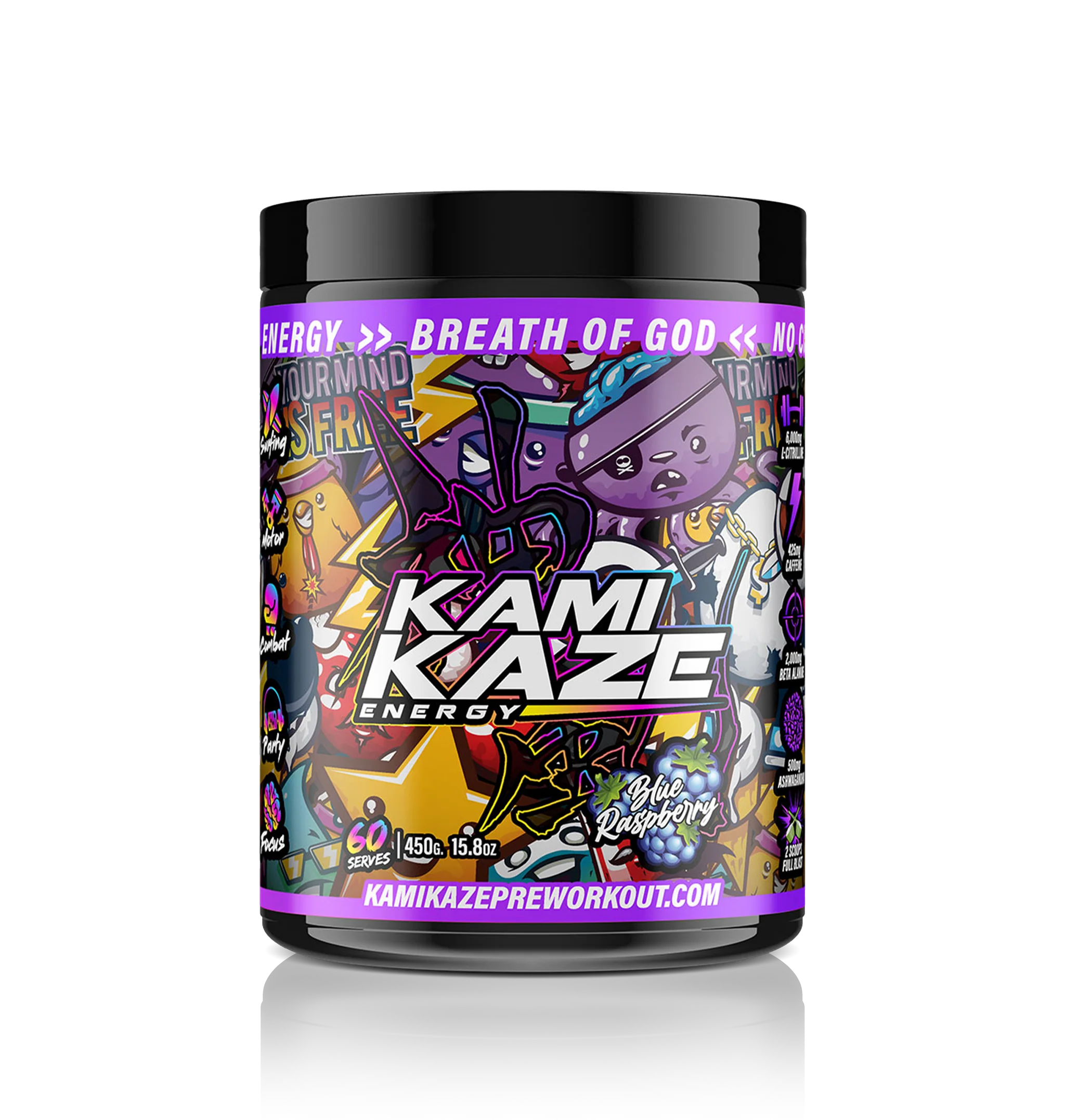 Blue Raspberry - Kamikaze Pre-Workout
