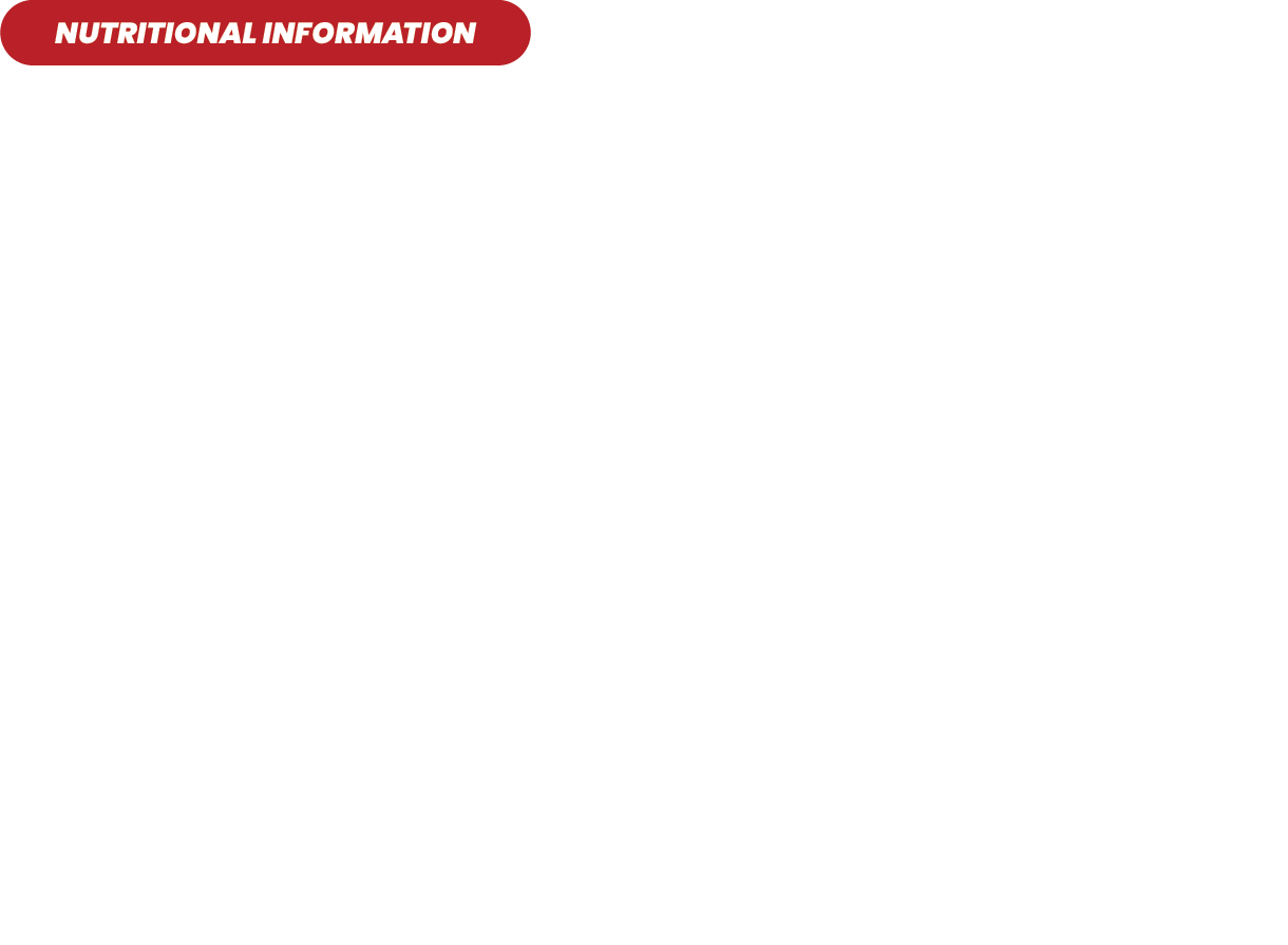Nutrition info