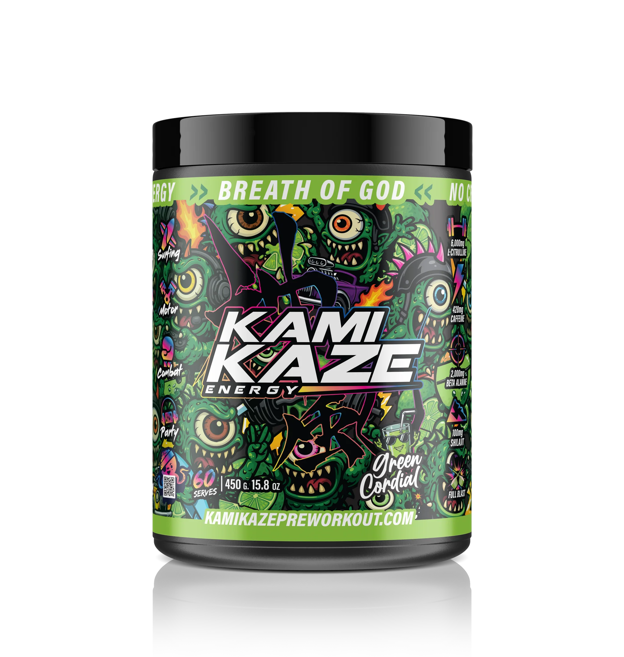 Green Cordial - Kamikaze Pre-Workout