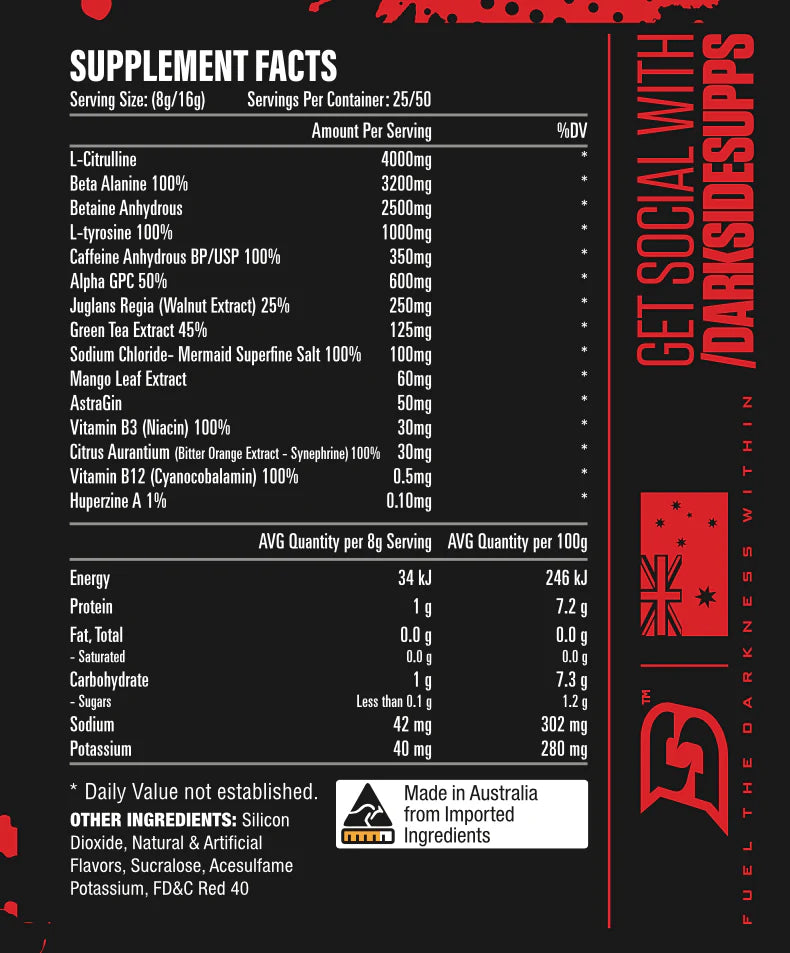 MASSACRE Preworkout - Sour Watermelon