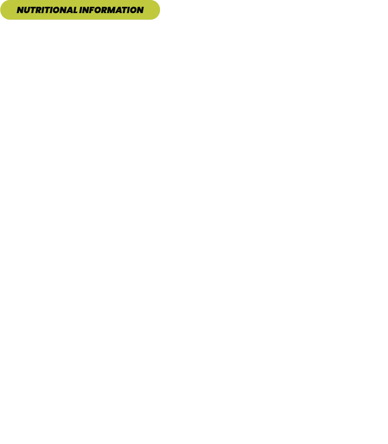 Nutrition info